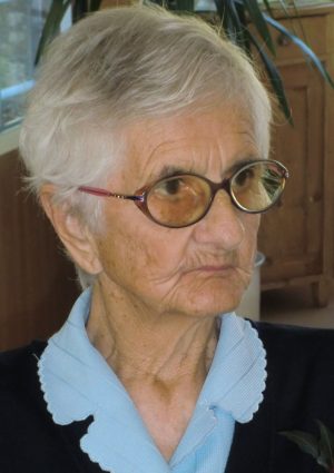 Portrait von Frieda Wwe. Lobis geb. Plattner, Unterinn